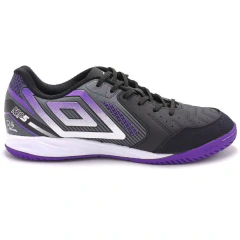 Chuteira Adulta Umbro Salão Pro 5 Bump Club Preta Lilás - U03F