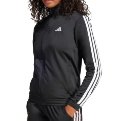 Jaqueta Feminina Adidas Agasalho 3 Stripes Black - JC8889