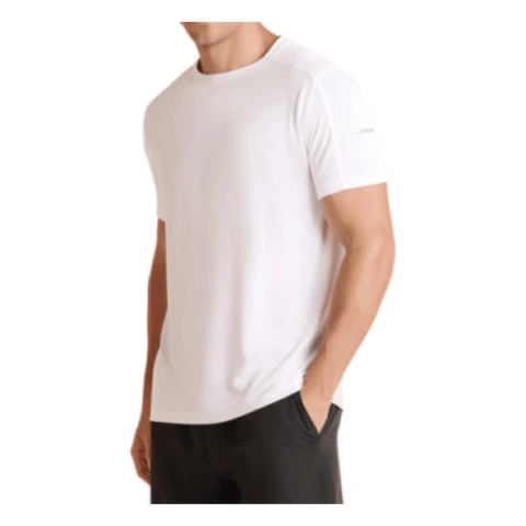 Camiseta Masculina Lupo MC T-Shirt Run Branco - 77085