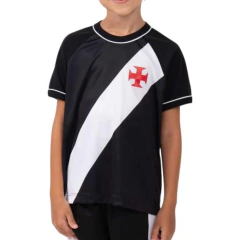 Camiseta Infantil Menino Braziline Vasco da Gama Preta - 0020
