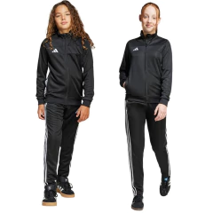 Conjunto Agasalho Infantil Adidas Tiro Essentials Black - JD06