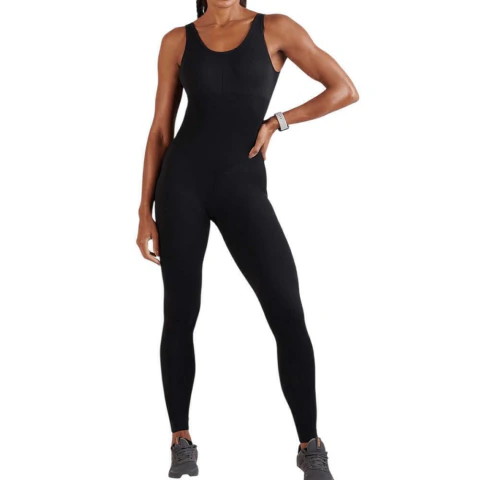 Macacão Feminino Lupo Seamless Basic Preto - 71368