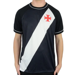 Camiseta Masculina Braziline Vasco da Gama Preta - 002