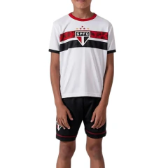 Camiseta Infantil Meninos Braziline São Paulo FC Branca - 00