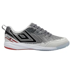 Chuteira Adulta Umbro Salão Pro 5 Bump Shark Cinza - U03FB