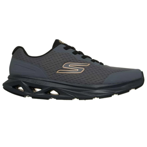 Tênis de Corrida Masculino Skechers Glide Step Vortex Cinza