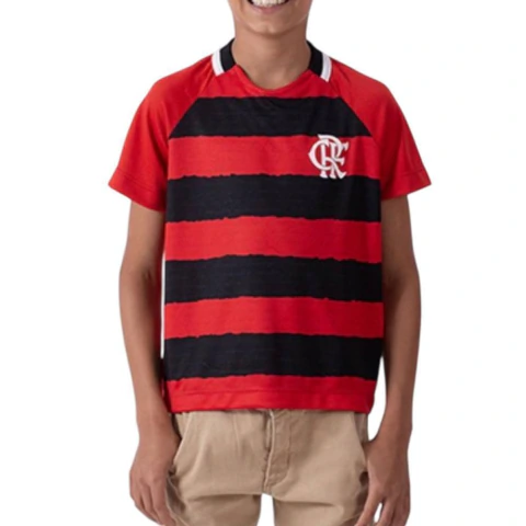 Camiseta Infantil Menino Braziline Flamengo Vermelha - 00100