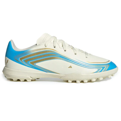 Chuteira Infantil Adidas Society F50 Messi Club Branca KK138