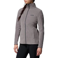 Jaqueta de Trilha Feminina Columbia Fleece Trail III City Grey - 19380