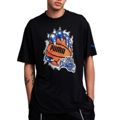 Camiseta de Basquete Masculina Puma Hoopaverse black - 6328 - comprar online