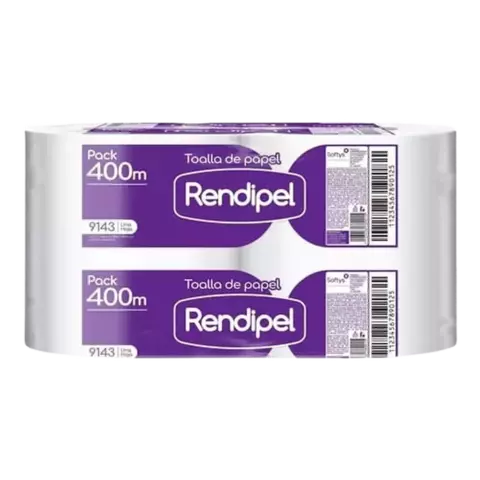 TOALLA EN BOBINA RENDIPEL 2 ROLLOS X 200 METROS X BULTO - comprar online