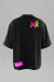 CAMISETA OVERSIZED BASIC NOTHING BASIC PATCH ROSA NEON – MONSTERS COLLECTION - WICK MONSTERS
