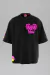 CAMISETA OVERSIZED BASIC NOTHING BASIC PATCH ROSA NEON – MONSTERS COLLECTION - comprar online