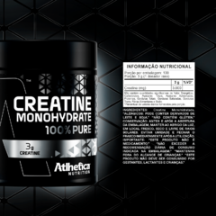 Creatine Monohydrate Atlhetica Nutrition 300g - comprar online