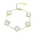Pulsera Trebol Blanco - comprar online