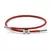 Pulsera H Rojo con plateado - comprar online