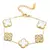 Pulsera Trebol Blanco strass - comprar online
