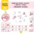 Combo Ursinha Aviadora Rosa KIT Com Enfeite de Porta MDF