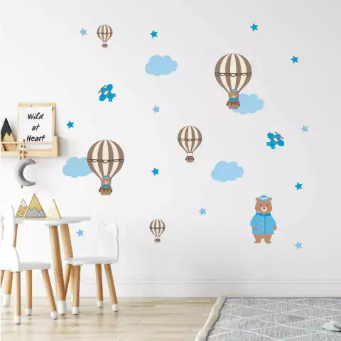 Adesivos De Parede Urso Viajante