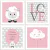 Combo Ovelha Ovelhinha Rosa - Mamãe Decoração - Decoração Infantil, Adesivos, Enfeite de Porta e Papeis de Parede.