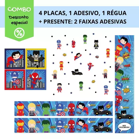 Combo Super Herois Baby