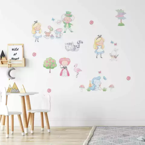 Adesivos De Parede Alice no País das Maravilhas