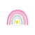 Placa Decorativa Formato MDF Arco Iris Boho