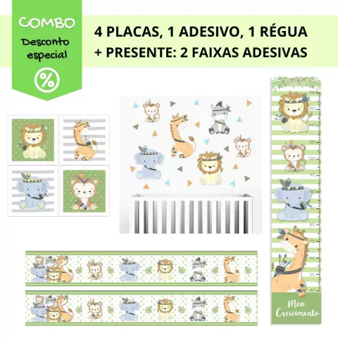 Combo Safari Boho Verde