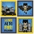 4 Placas Decorativas MDF Super Herois Baby Batman