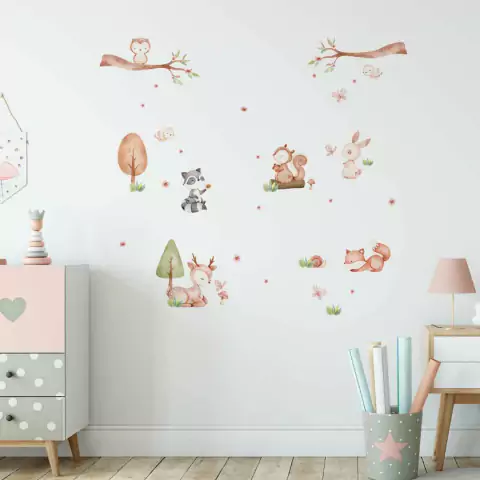 Adesivos De Parede Bosque Encantado