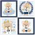 Combo Urso Principe Azul Marinho KIT Com Enfeite de Porta MDF na internet
