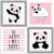 Combo Ursinha Panda Rosa - comprar online