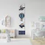 Combo TOP Urso Aviador Azul Marinho - Mamãe Decoração - Decoração Infantil, Adesivos, Enfeite de Porta e Papeis de Parede.