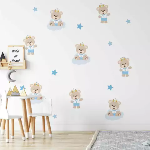 Adesivos De Parede Infantil Urso Principe
