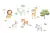 Kit Painel Decorativo Animais Safari Aquarelado na internet