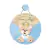 Combo Urso Principe Azul KIT Com Enfeite de Porta MDF