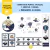 Combo Urso Aviador Azul Marinho KIT Com Enfeite de Porta MDF - comprar online