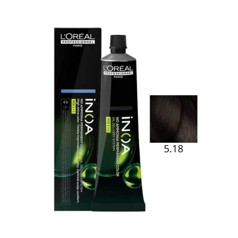 Tintura L'Oréal Inoa 60g | Coloración Permanente Sin Amoníaco