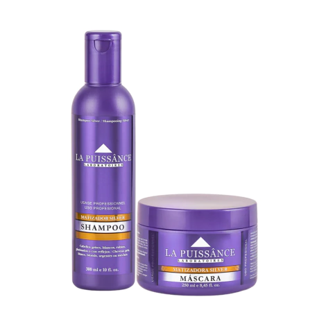 Kit Matizador La Puissance Silver Shampoo + Máscara - comprar online