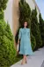 Vestido de Chiffon Devorê - Decência Moda Cristã