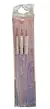 Set Pincel Acrilico X3 NAIL BRUSH AF-2270
