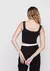 TOP CROPPED ALÇAS DUPLAS CANELADO - PRETO 6IPGN10EN - comprar online