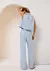 CALÇA EM JEANS COM LIOCEL WIDE LEG CINTURA ALTA - AZUL ZKCC1BSN - comprar online