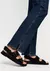 Calça Jeans Reta Cintura Alta Com Elastano - Azul ZKBE1ASN - comprar online