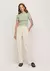 Blusa Canelada Decote Redondo - Verde ZNUX1ASI - comprar online