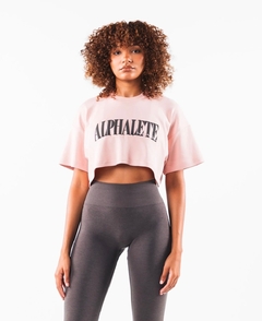 ALPHALETE Republic Crop Tee Flat Rose - comprar en línea