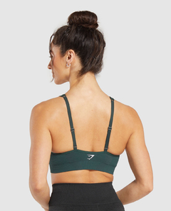 GYMSHARK Vital Seamless 2.0 Sports Bra Green Marl en internet