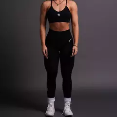 CHOPPER "EVERSON SEAMLESS" SCRUNCH LEGGINGS IN BLACK en internet