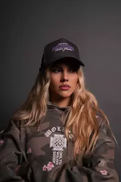 NUESTRO CORAZÓN 5 PANEL HAT IN WOLF GRAY - comprar en línea