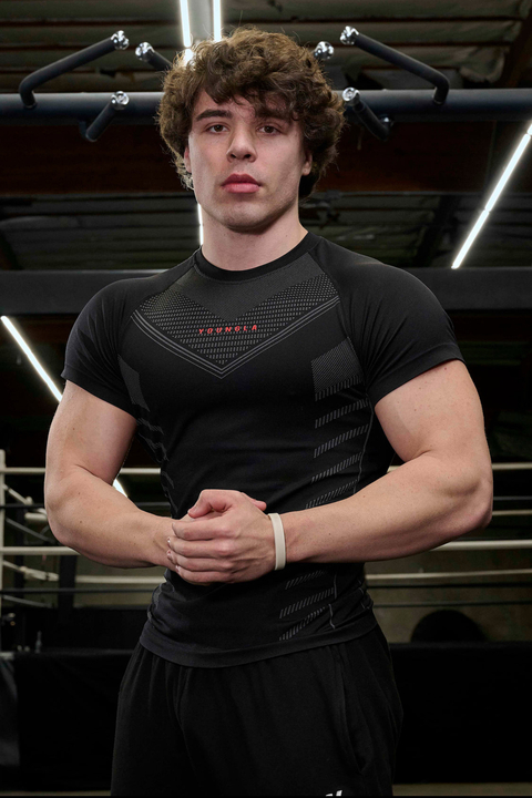 465 Superhero Compression Tee Black - comprar en línea